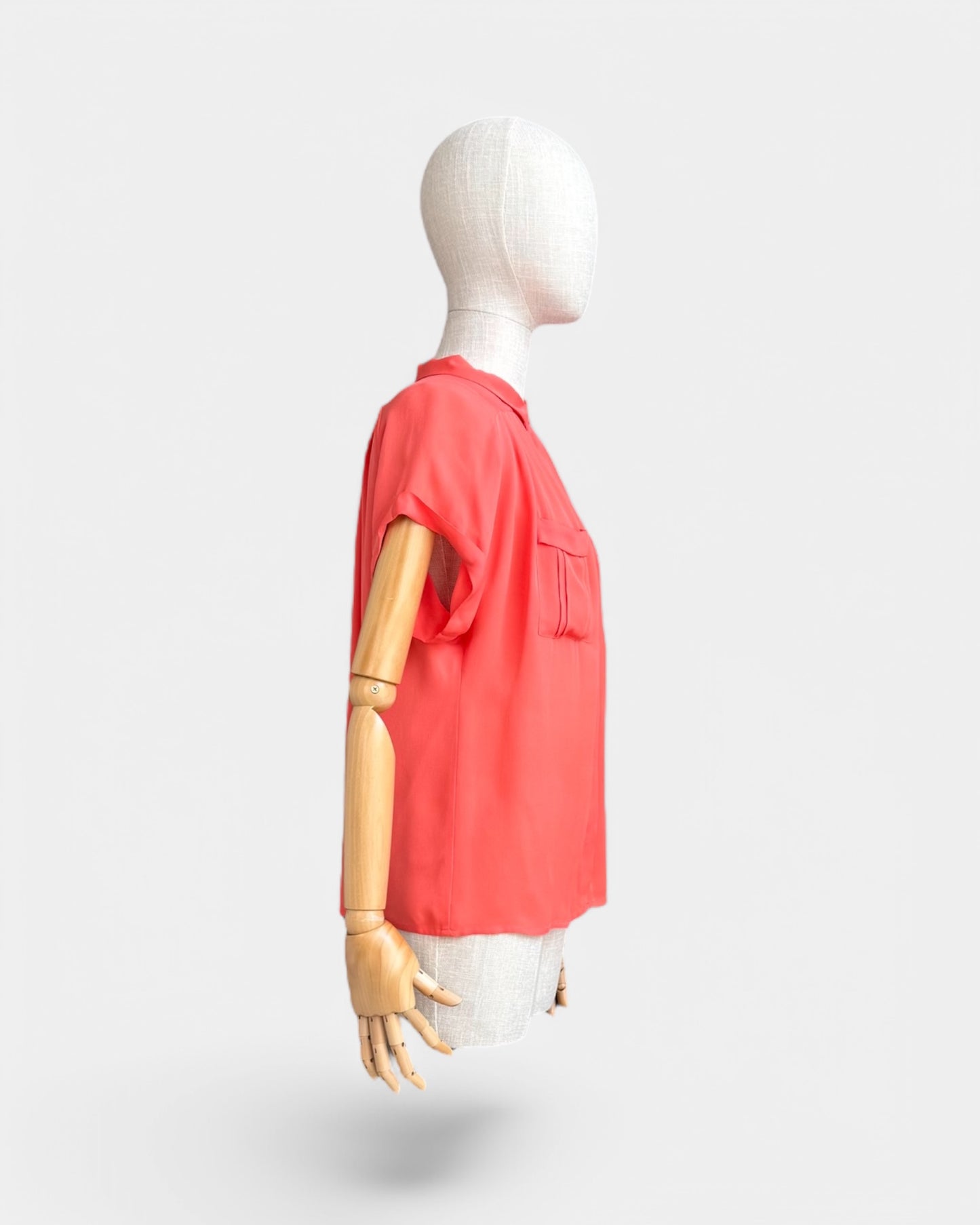 Orange Filippa K short blouse, XS
