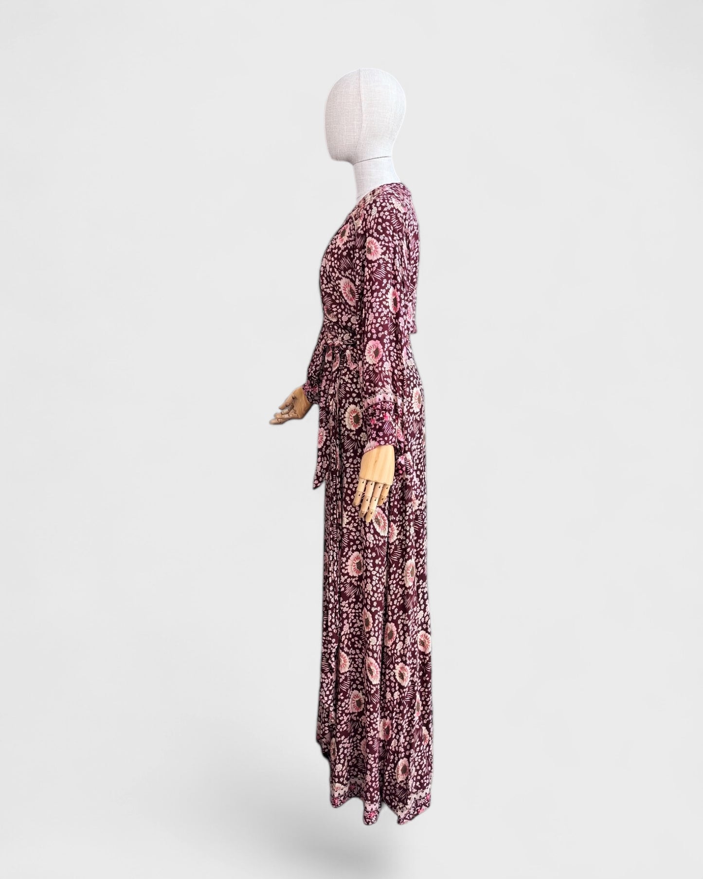 Nathalie Martin printed long dress – Size M