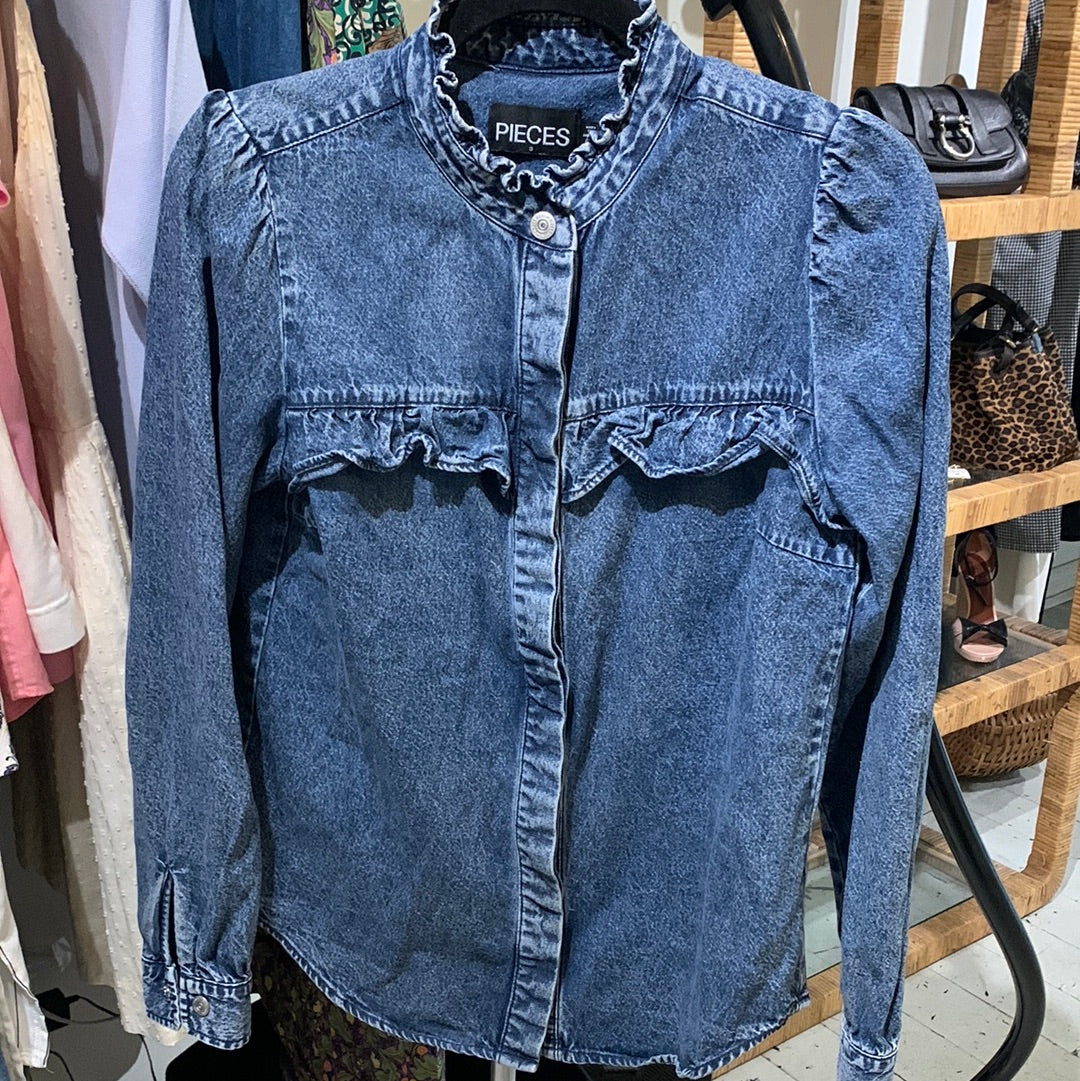 Chemise en jeans Pieces