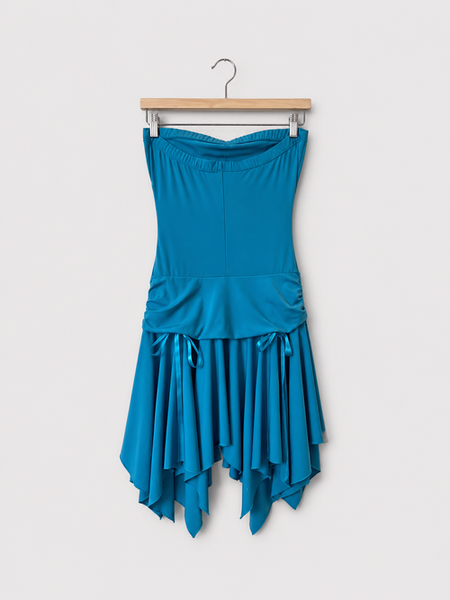 Robe à volant Bleu Le château , M