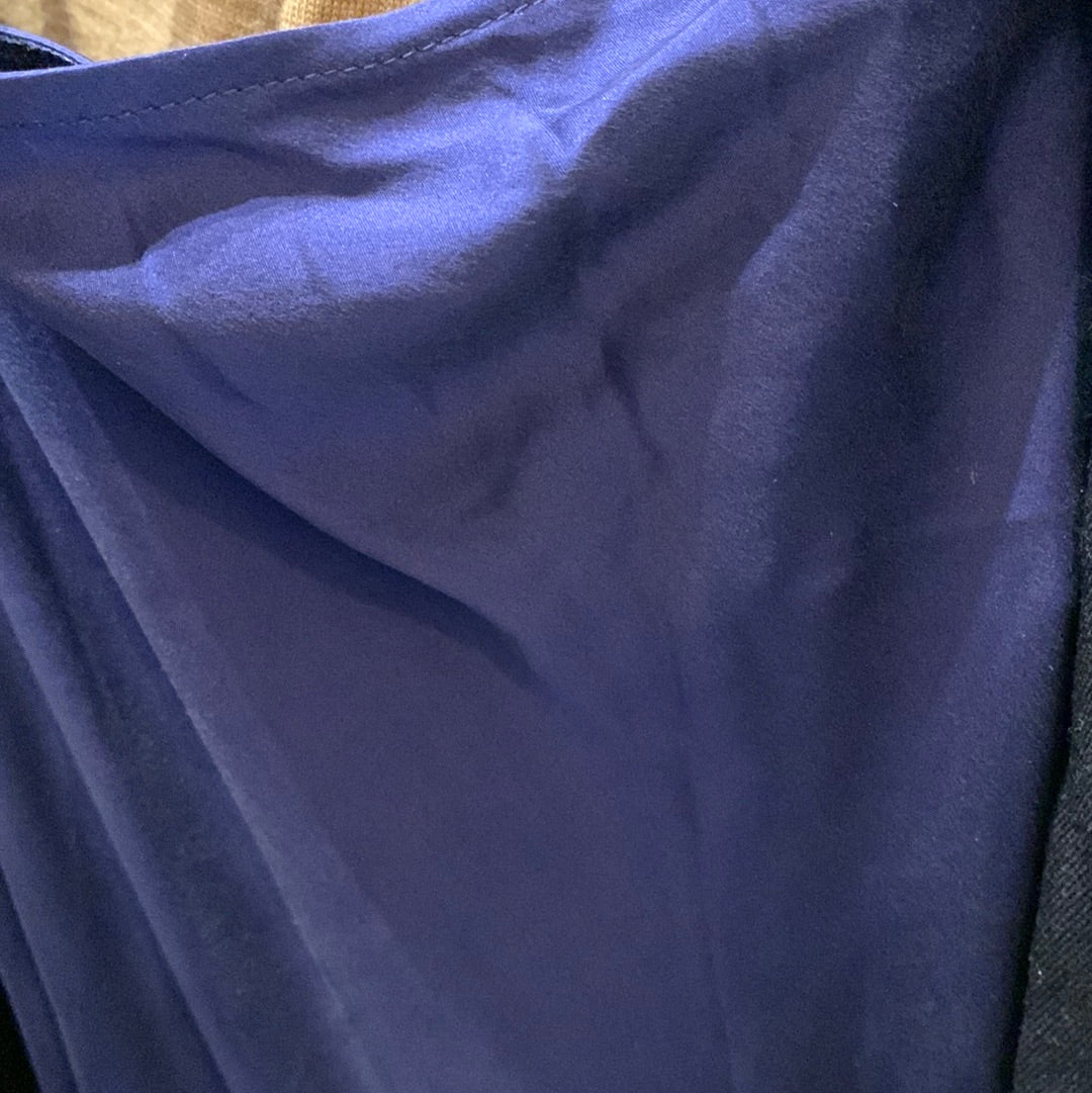 Robe slip soie bleue Silk Laundry