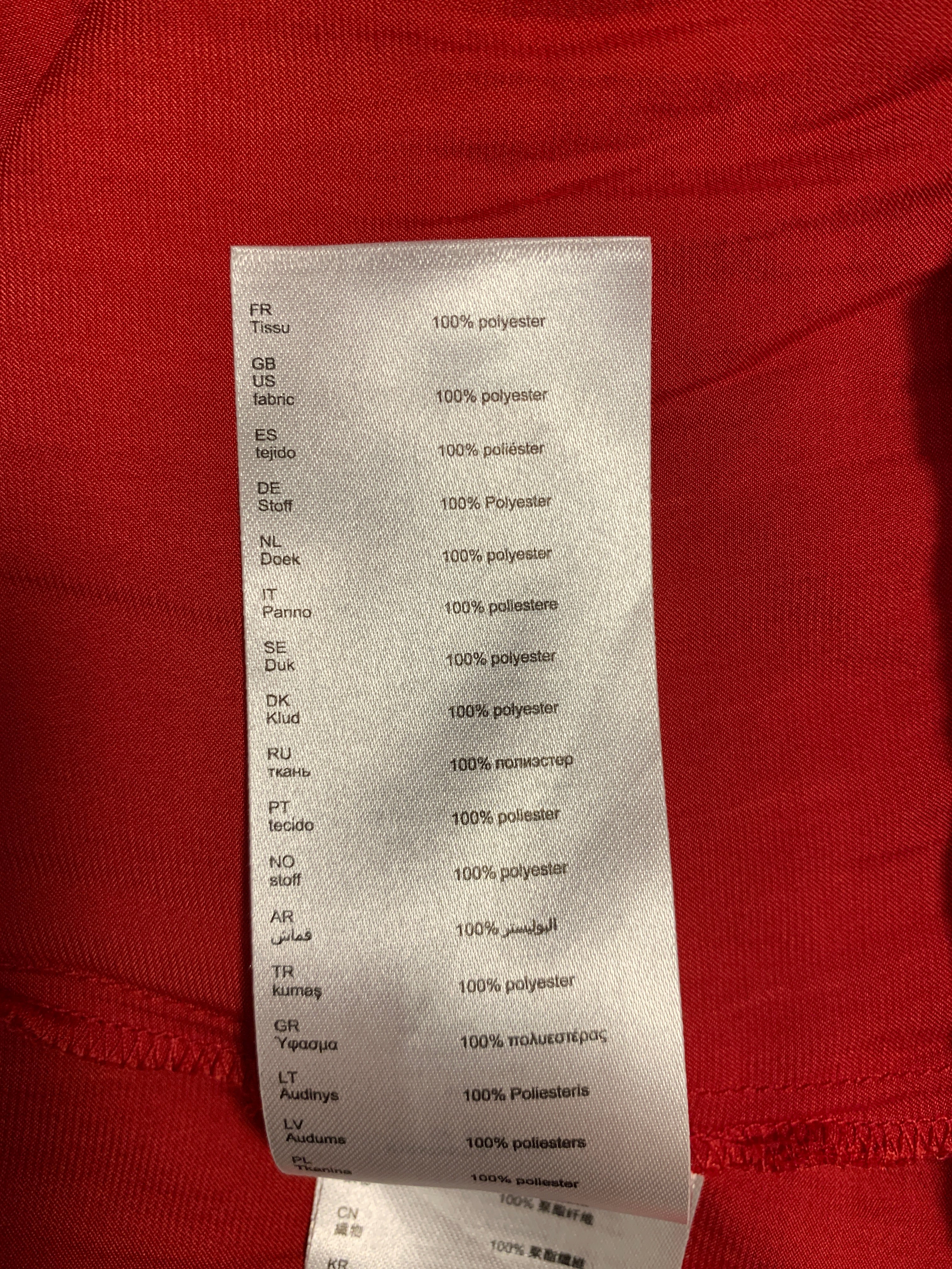 Maje Red Accordion Skirt, 1