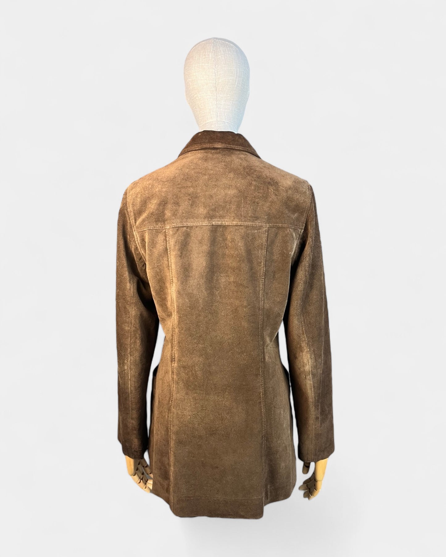 J&M Brown Suede Jacket, S