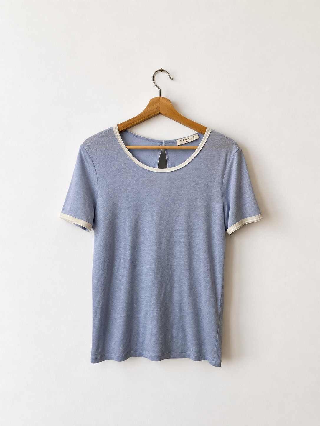 T-shirt Sandro Paris bleu ciel, 2