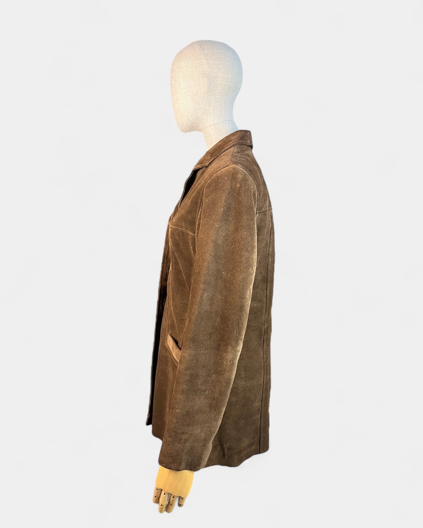 J&M Brown Suede Jacket, S