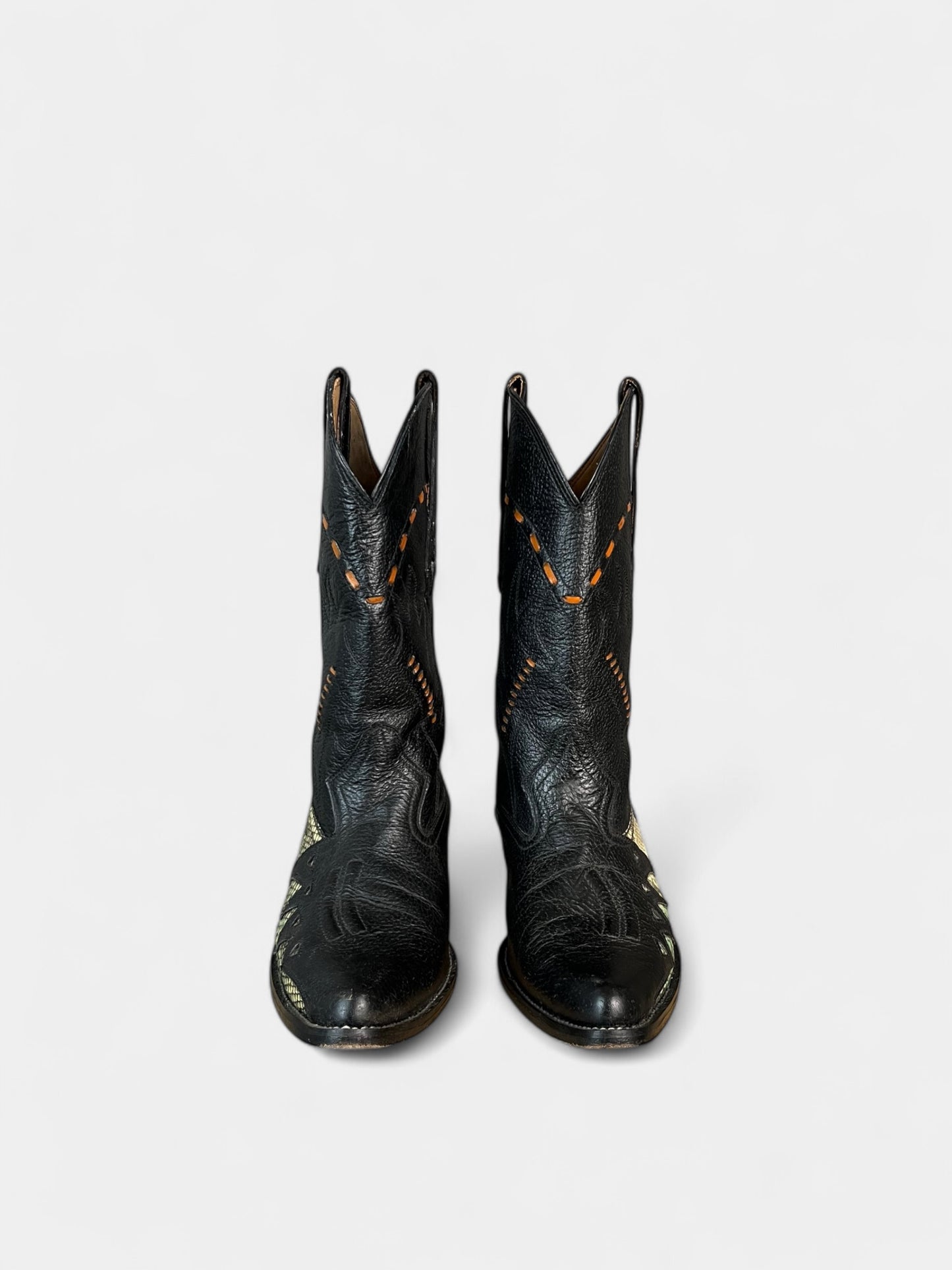 John’s Black Cowboy Boots, 8