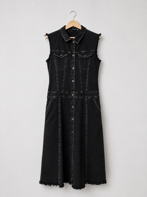 Robe jean Gris Please, L
