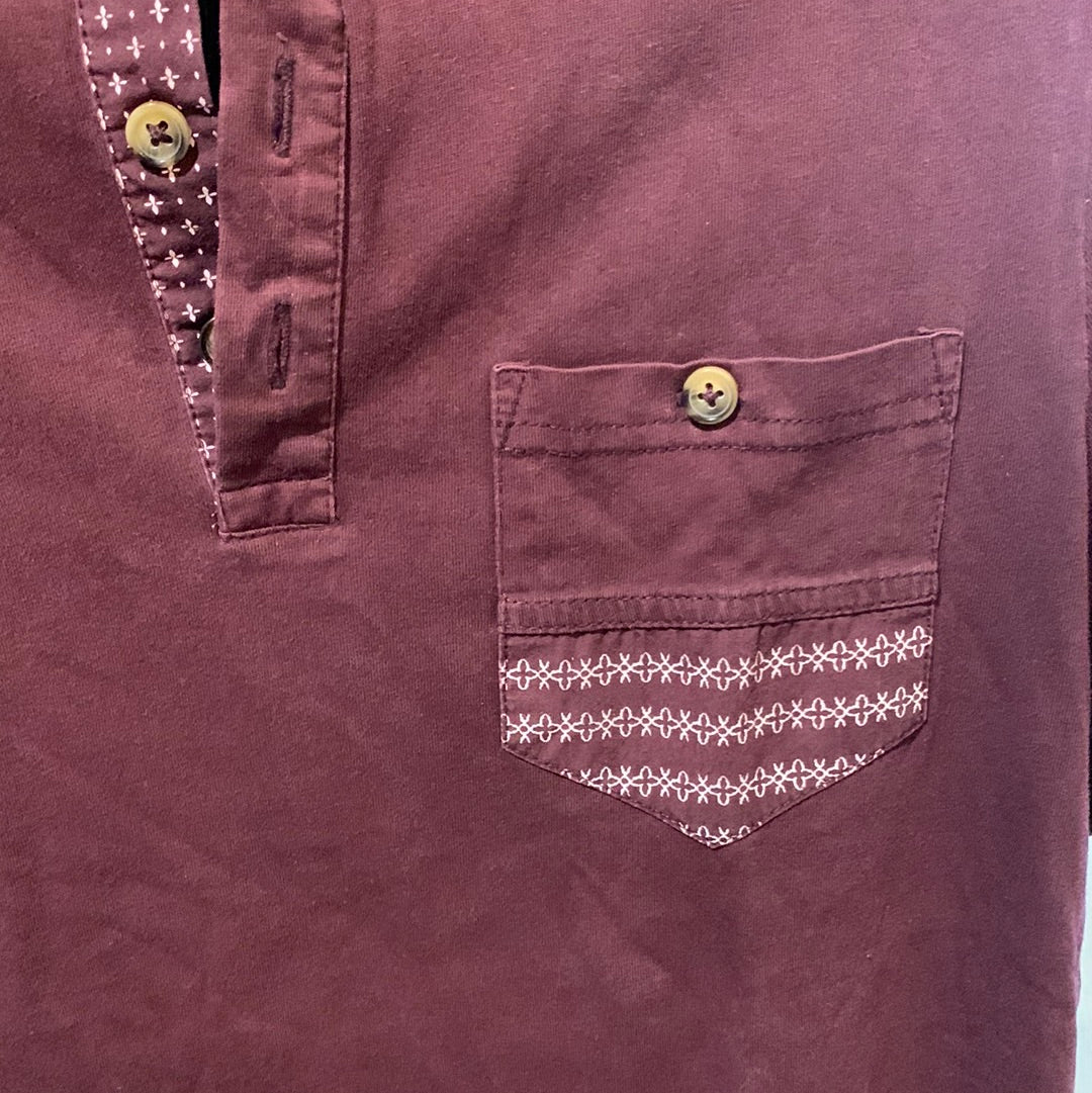 ASOS Burgundy Polo Shirt