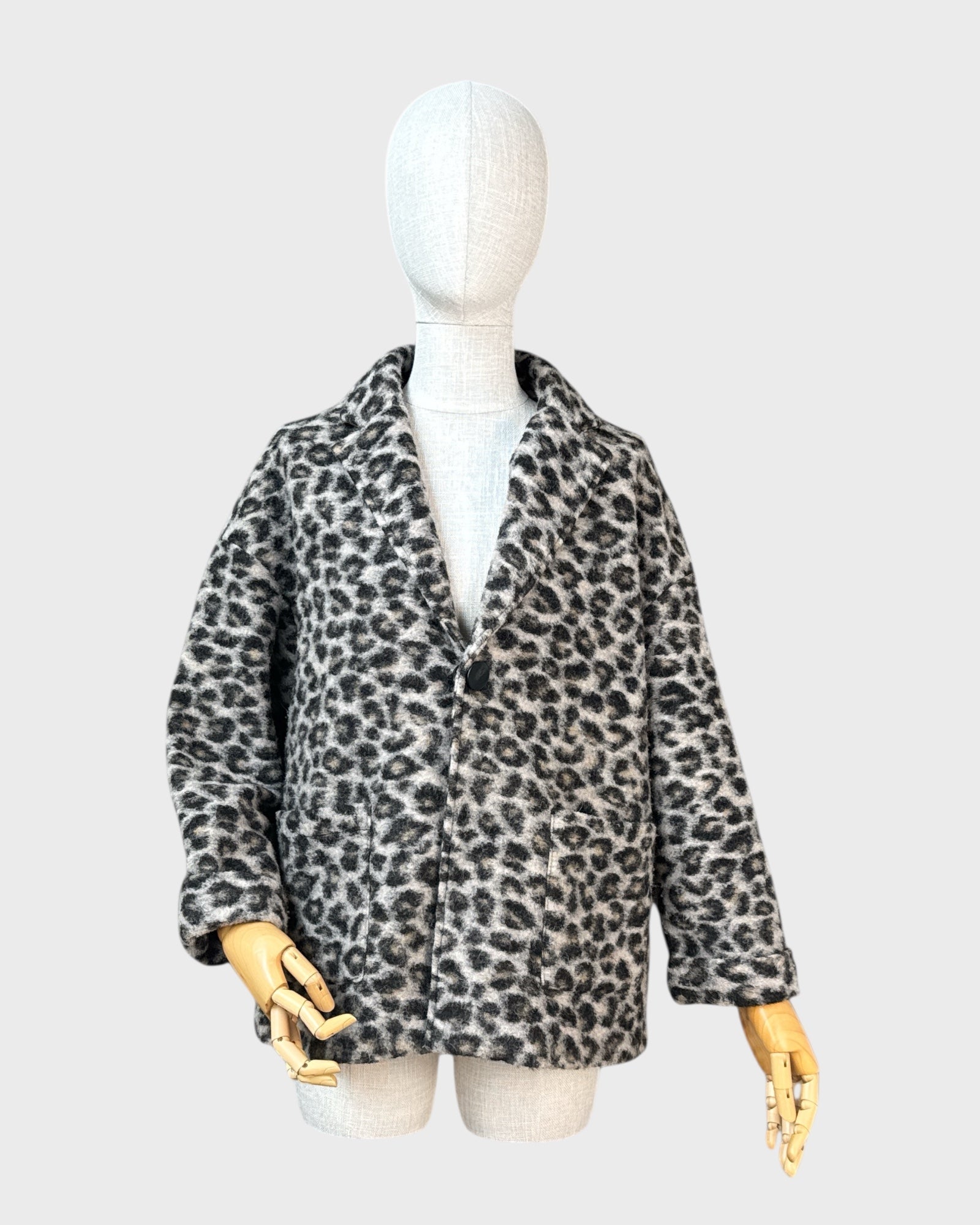 Veste léopard Marron noir Clements ribeiro , 10