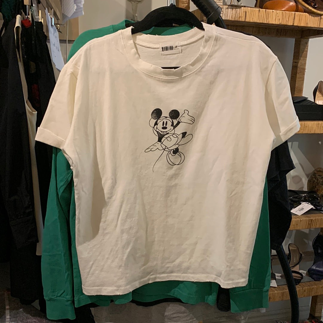 T-shirt blanc Mickey Mouse