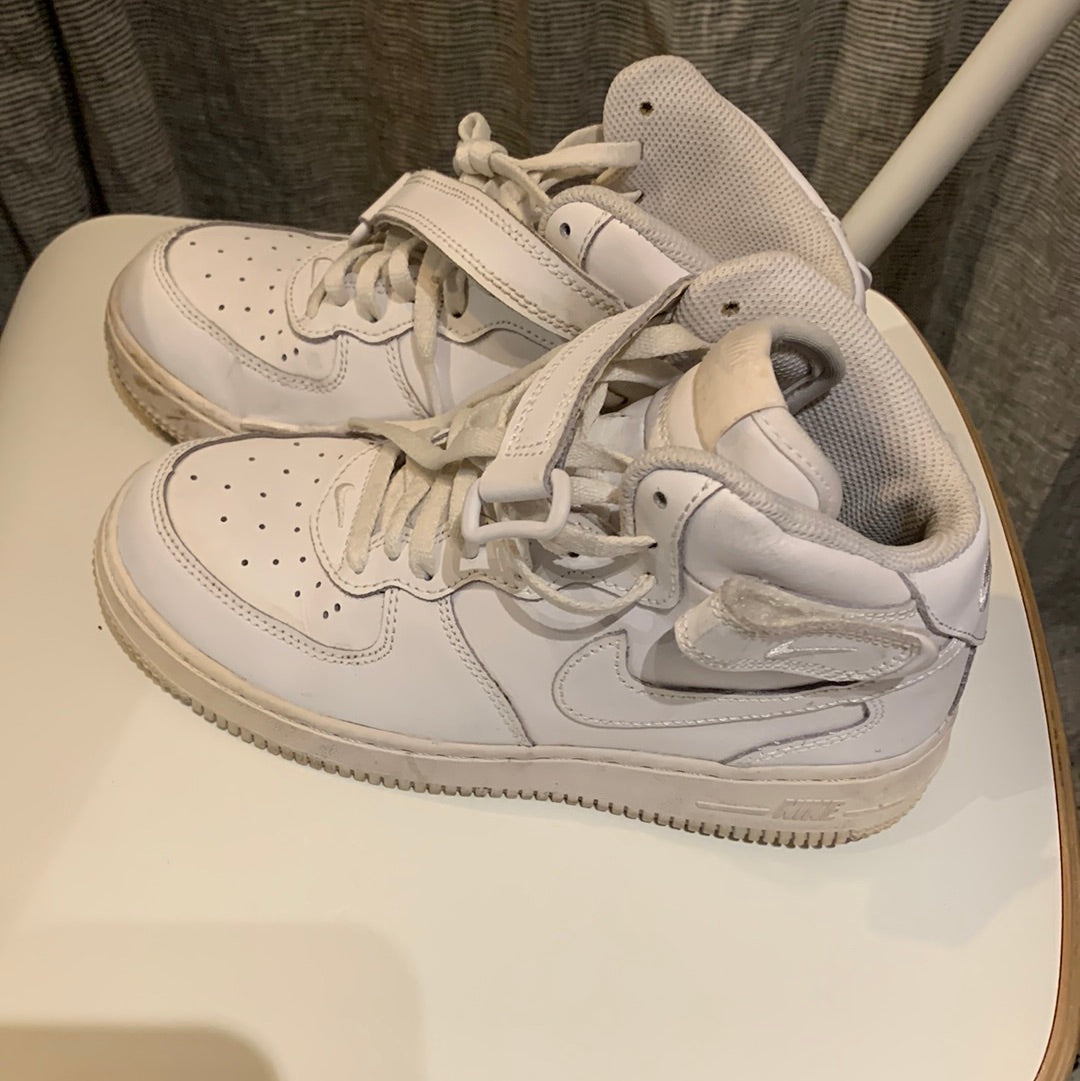 White Nike sneakers