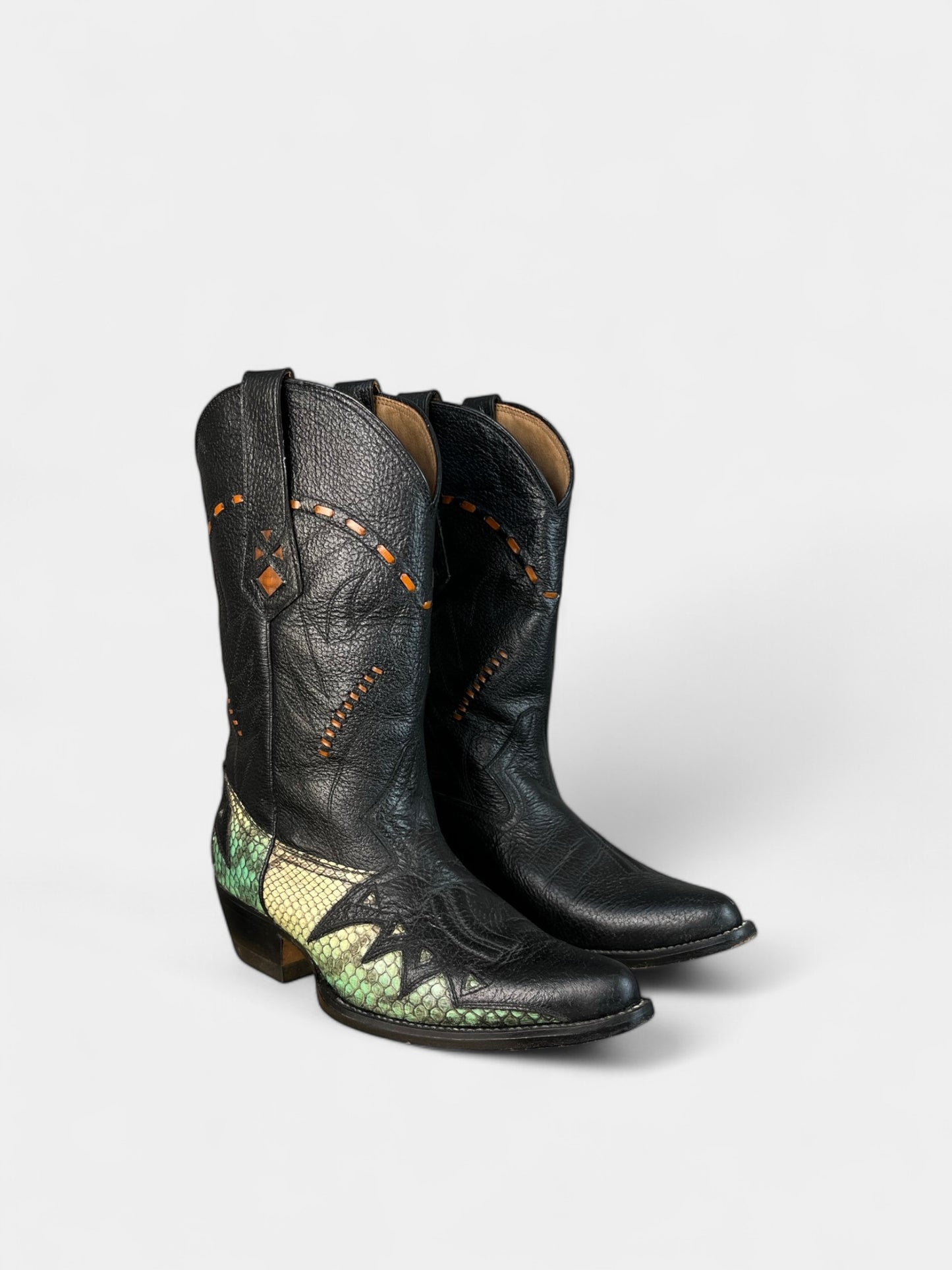 John’s Black Cowboy Boots, 8