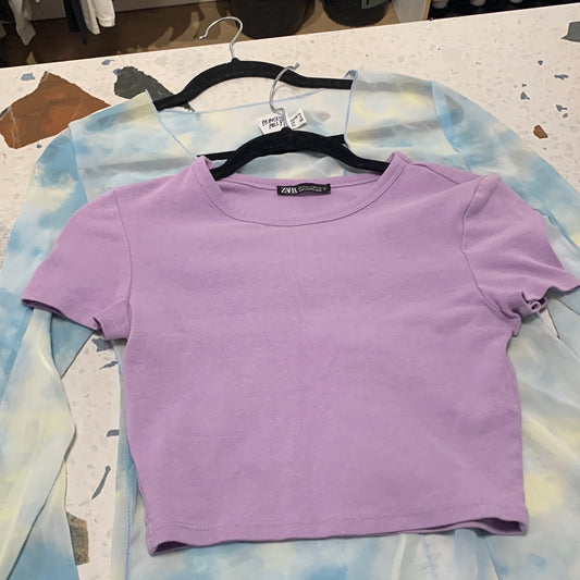 Zara purple t-shirt
