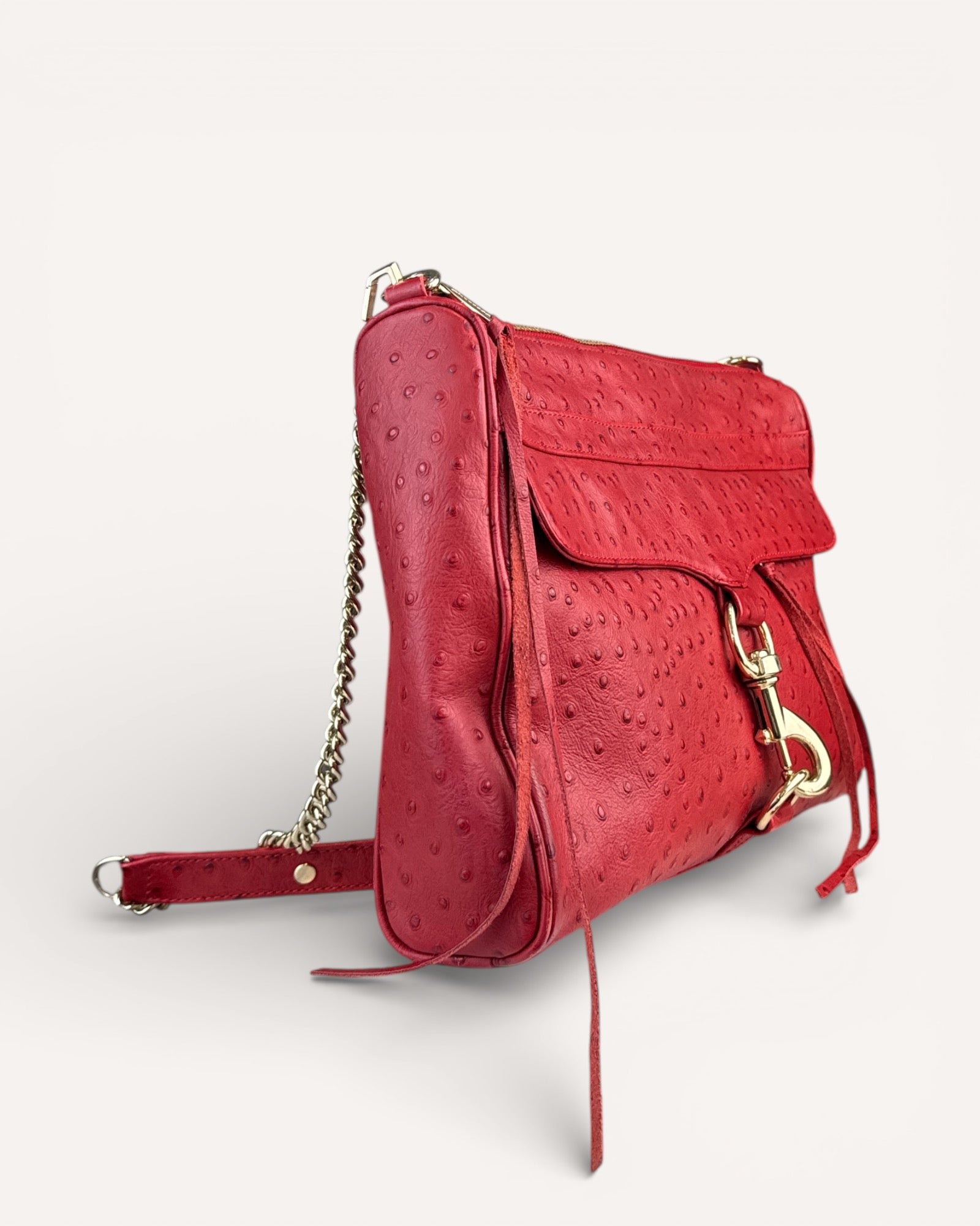 Sac Rebecca Minkoff en cuir rouge