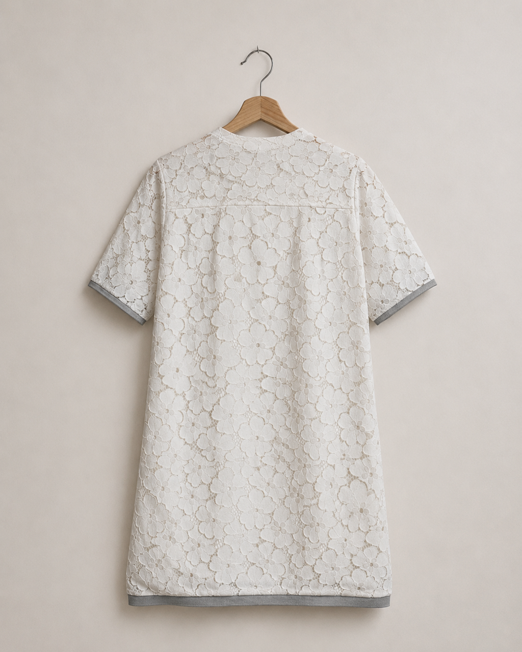 Diane von Furstenberg White Embroidered Floral Dress