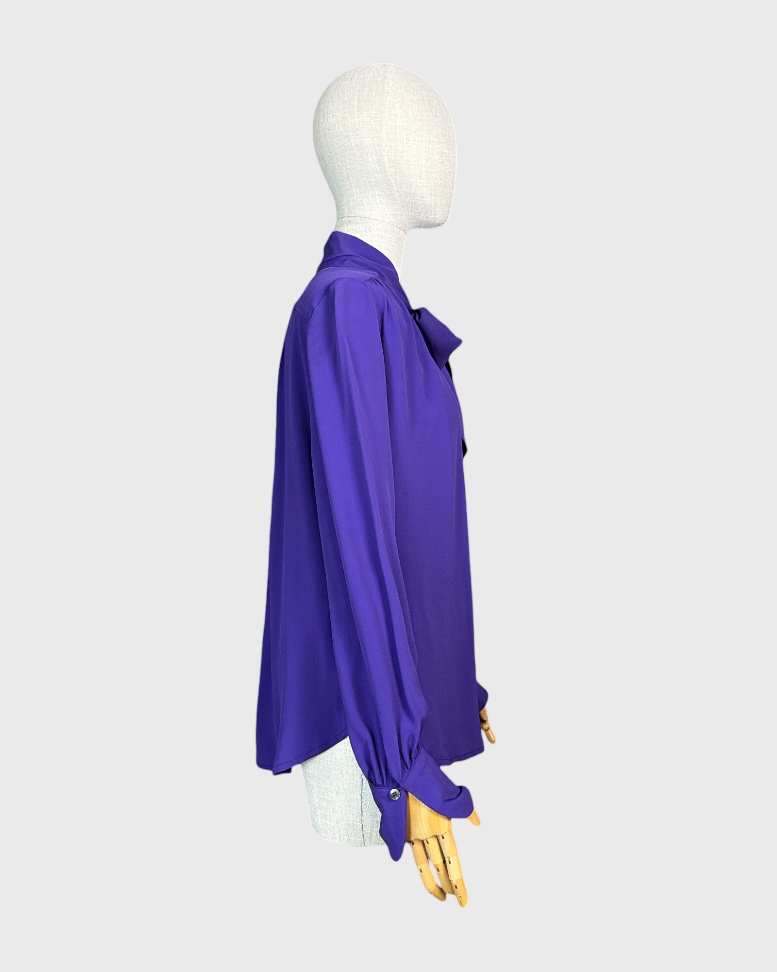 Mauve Numi Shirt with Scarf