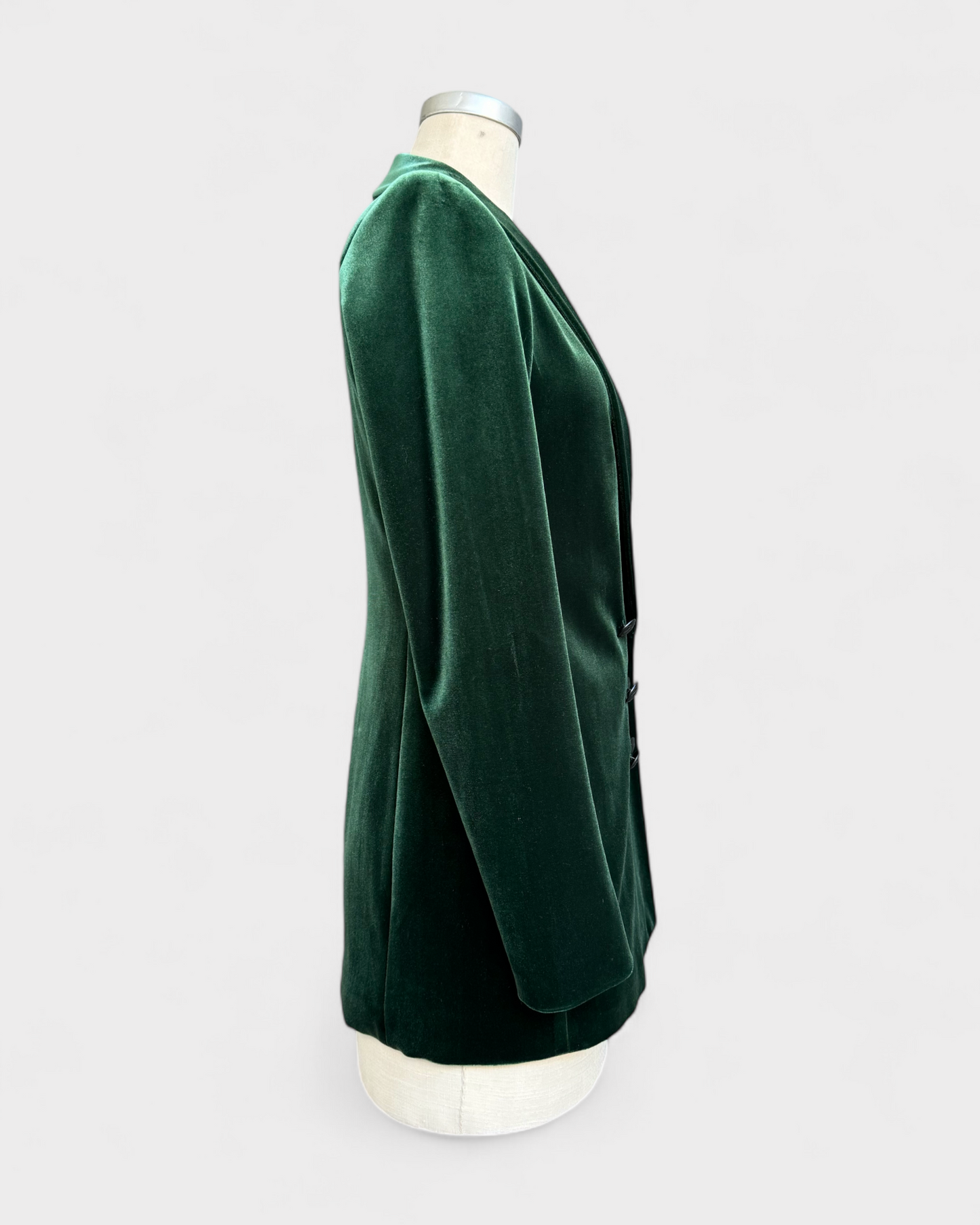 Green velvet jacket, Iris Setlakwe, 0