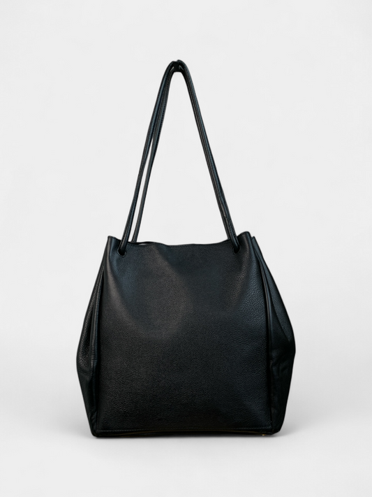 Sac à main cuir Noir Dkny