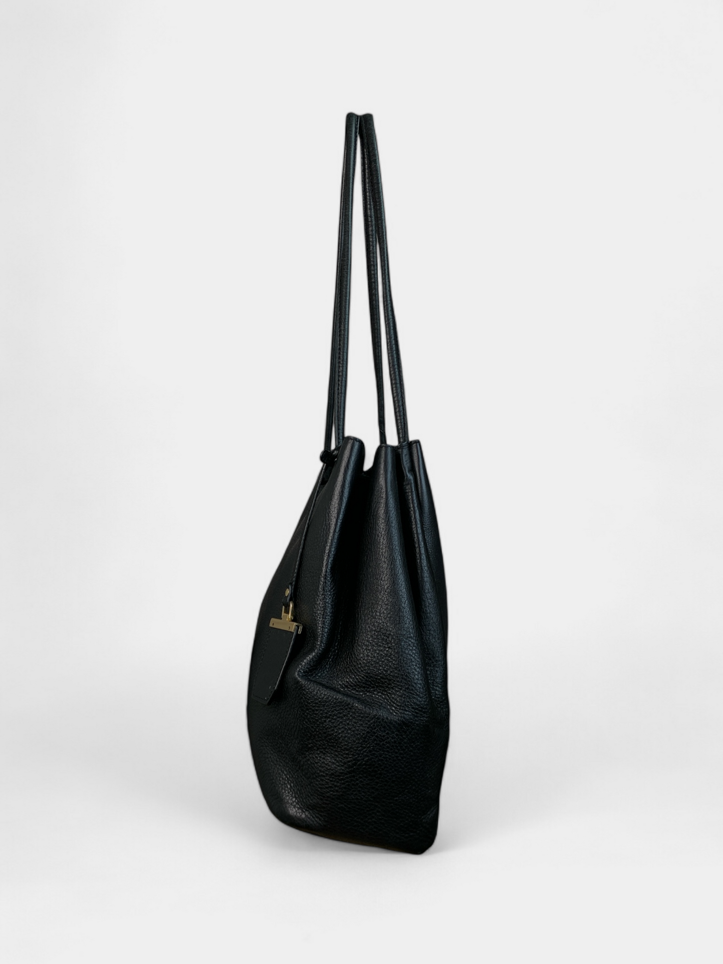 Sac à main en cuir, Noir Dkny