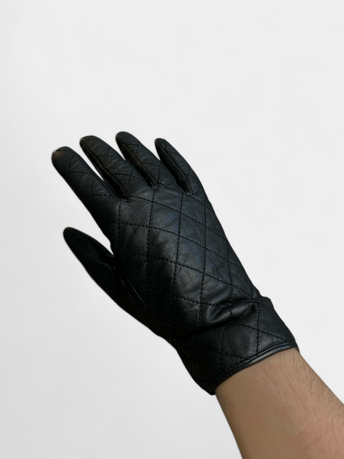 Gants en cuir noirs, 1, 2, 3, L