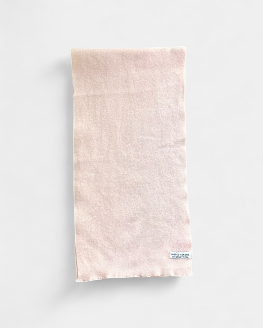 Pale pink scarf, United Colors of Benetton