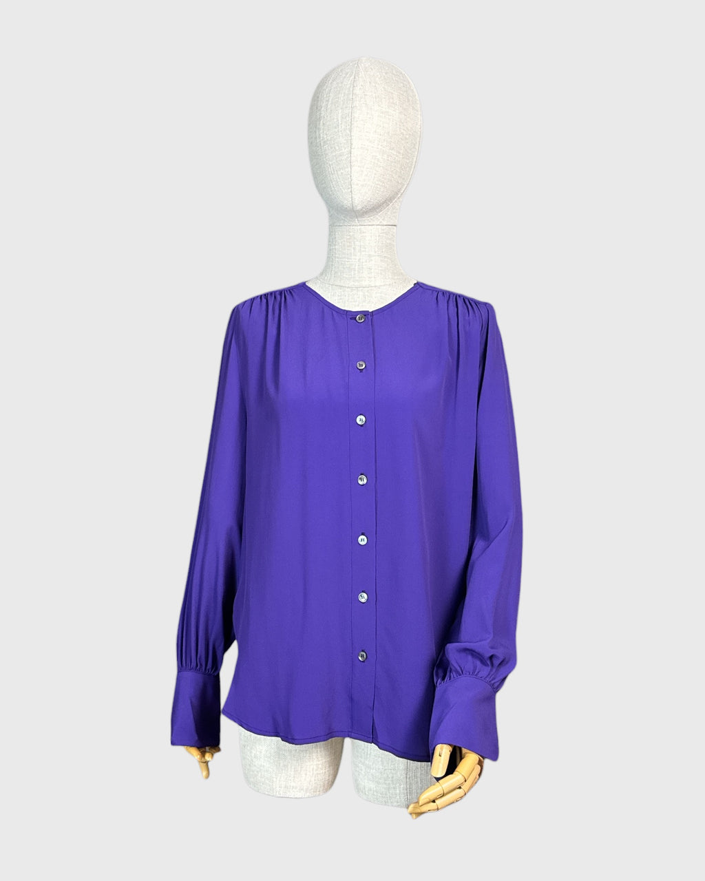 Mauve Numi Shirt with Scarf