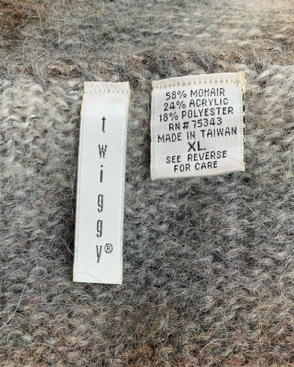 Cardigan mohair Twiggy , XL