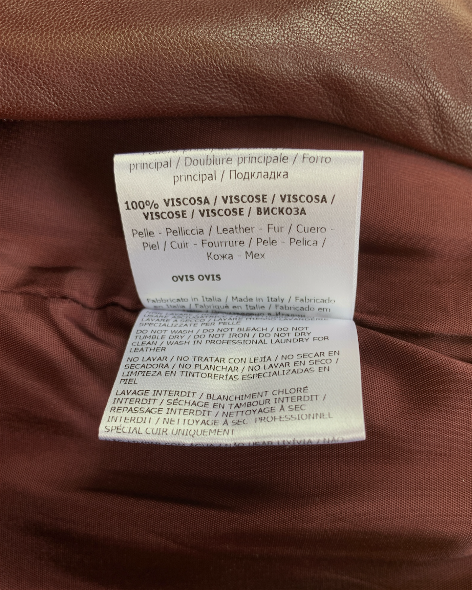 Jupe 100% cuir Twinset , S