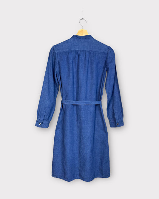 Robe coton bleu A.P.C