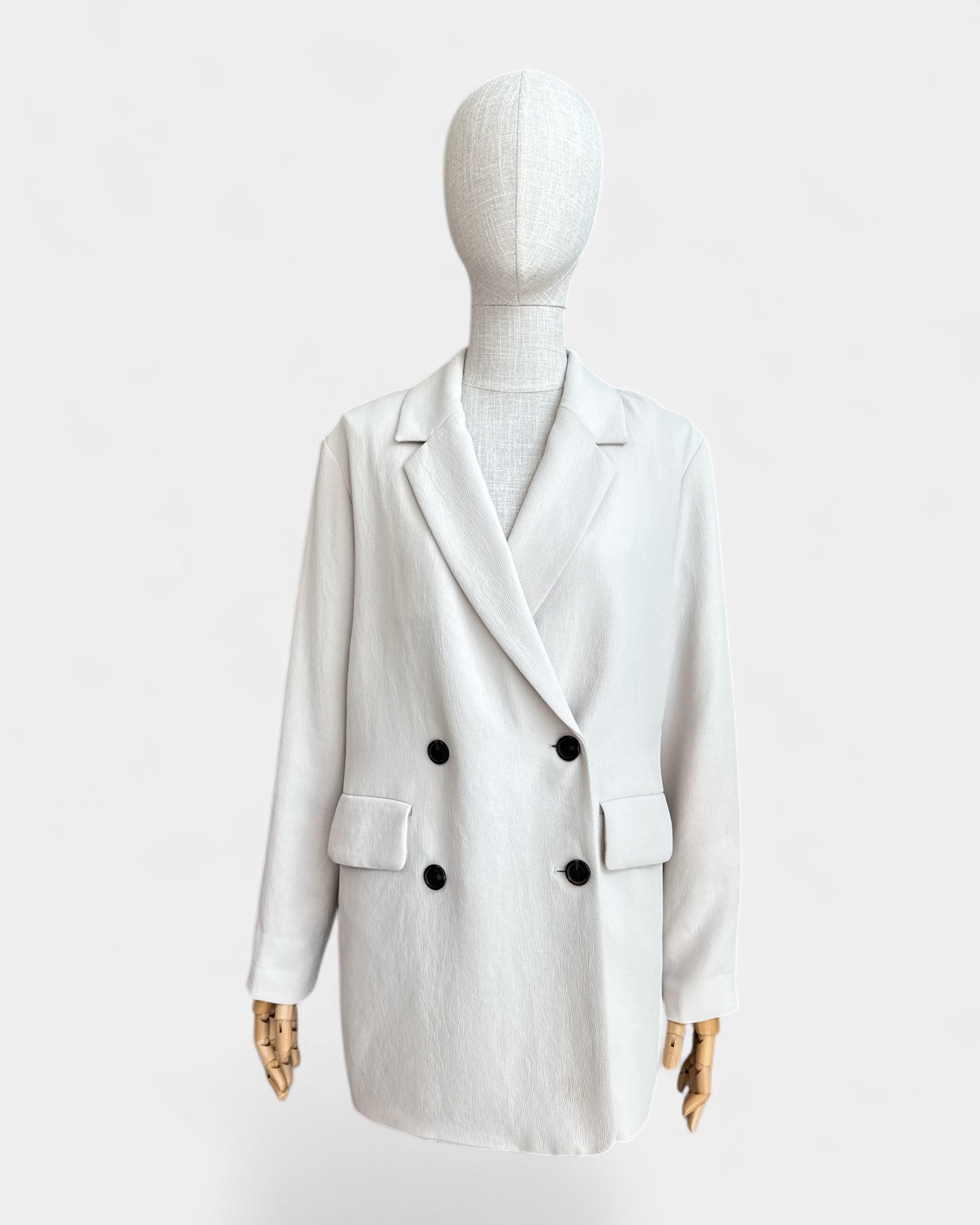 Veston double boutonnière Craie Wilfred , 1