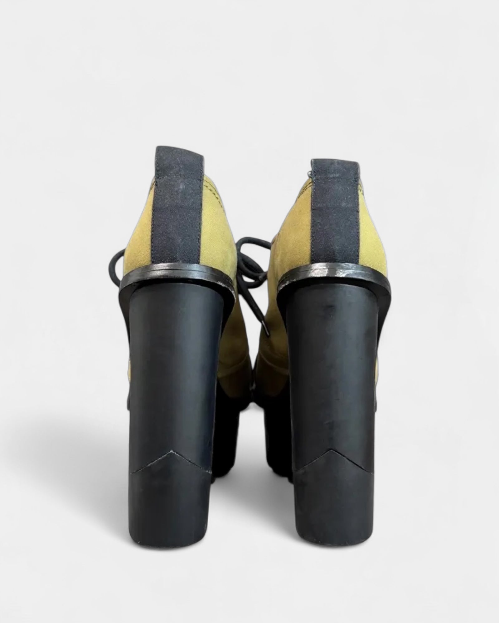 Derbies à plateforme en toile Hunter, 6