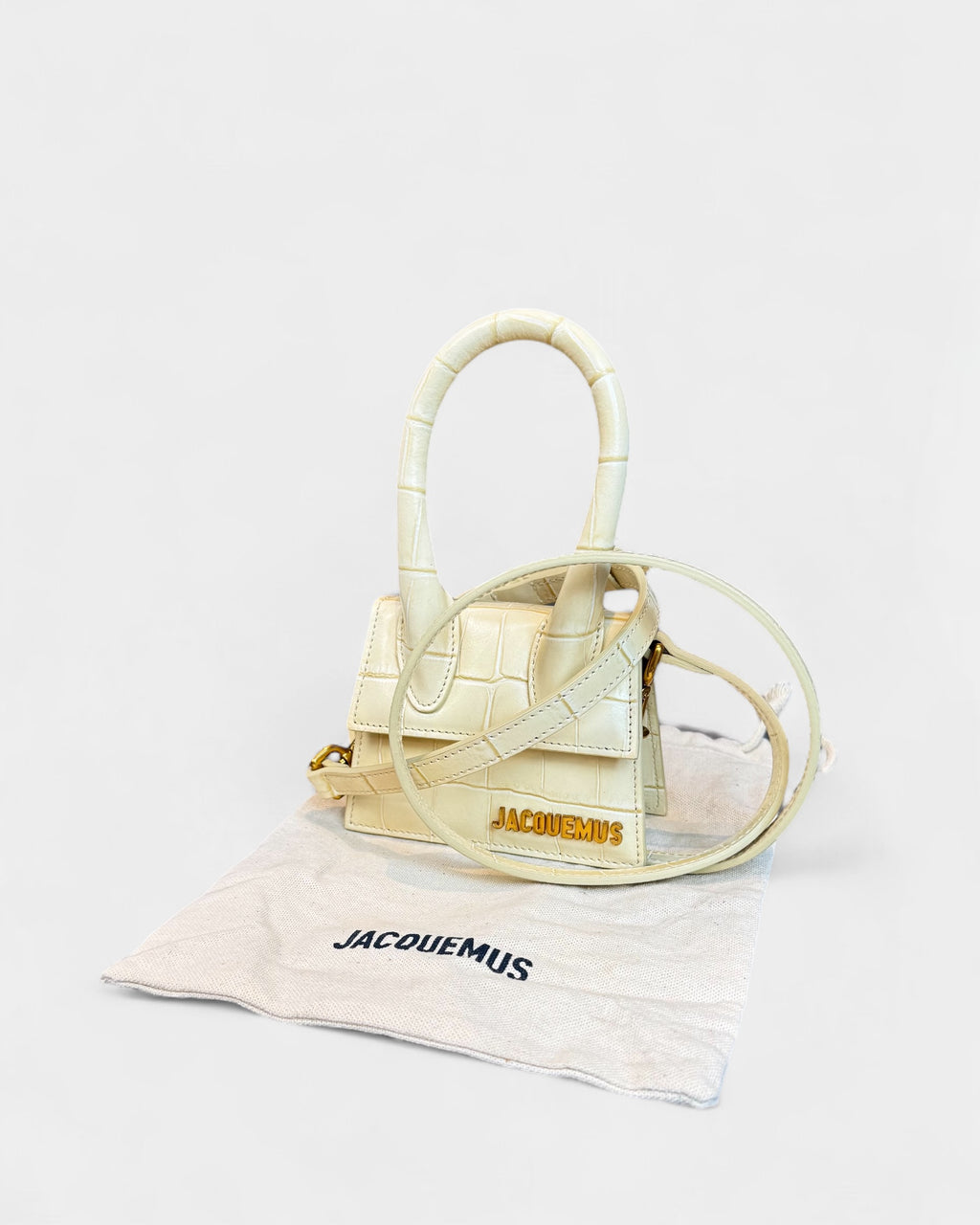 Mini sac à main Blanc crème Jacquemus