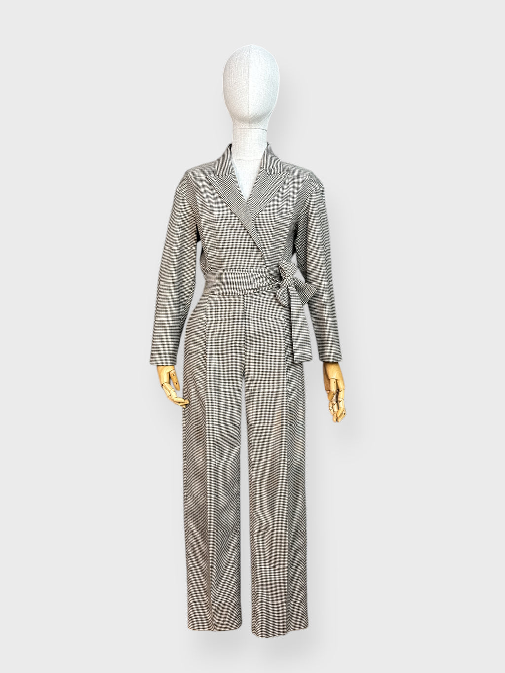 Combinaison Tailleur Pied-de-Poule Maje, 34