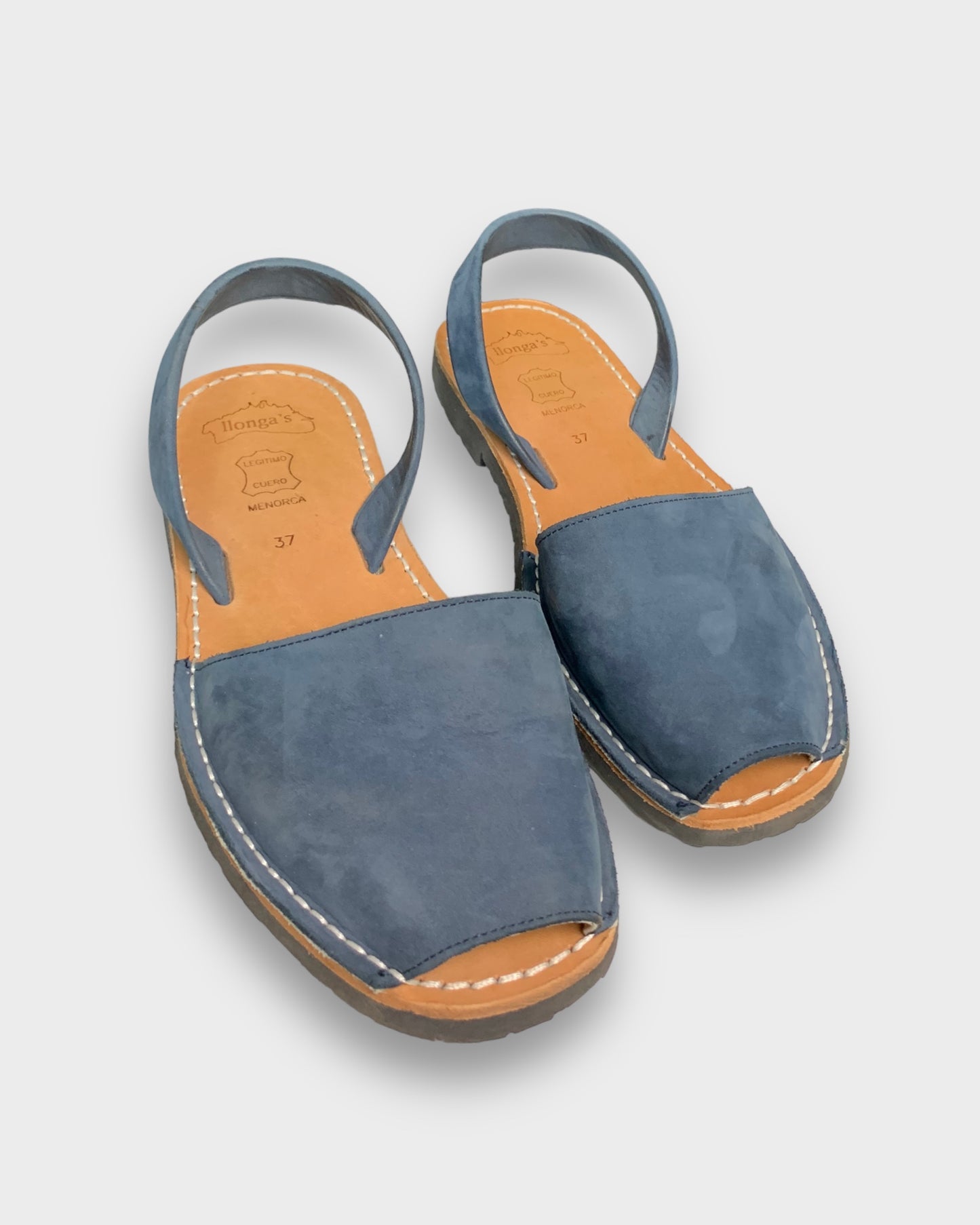 Blue llongas sandals