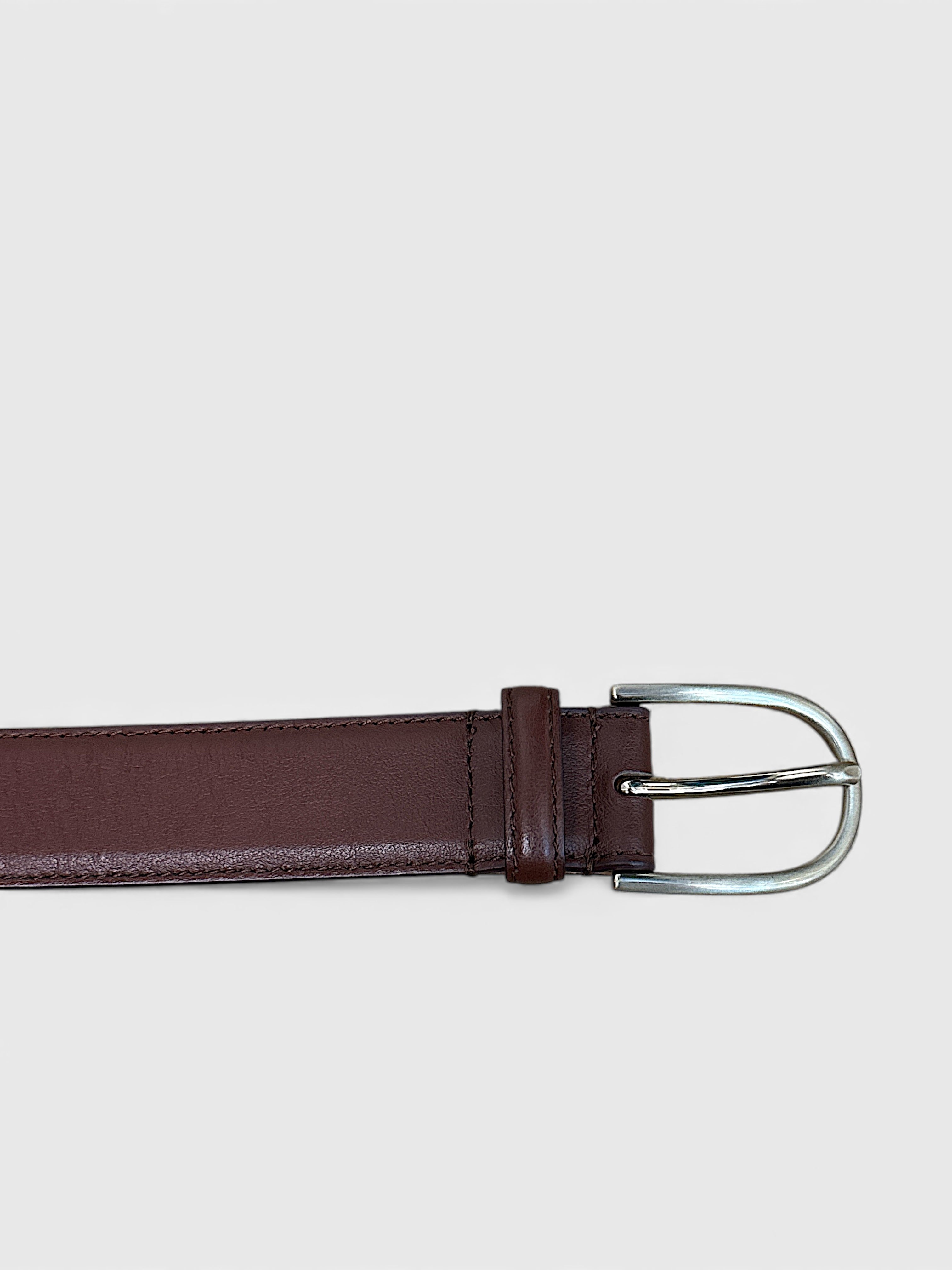 MaxMara Brown Leather Belt, S